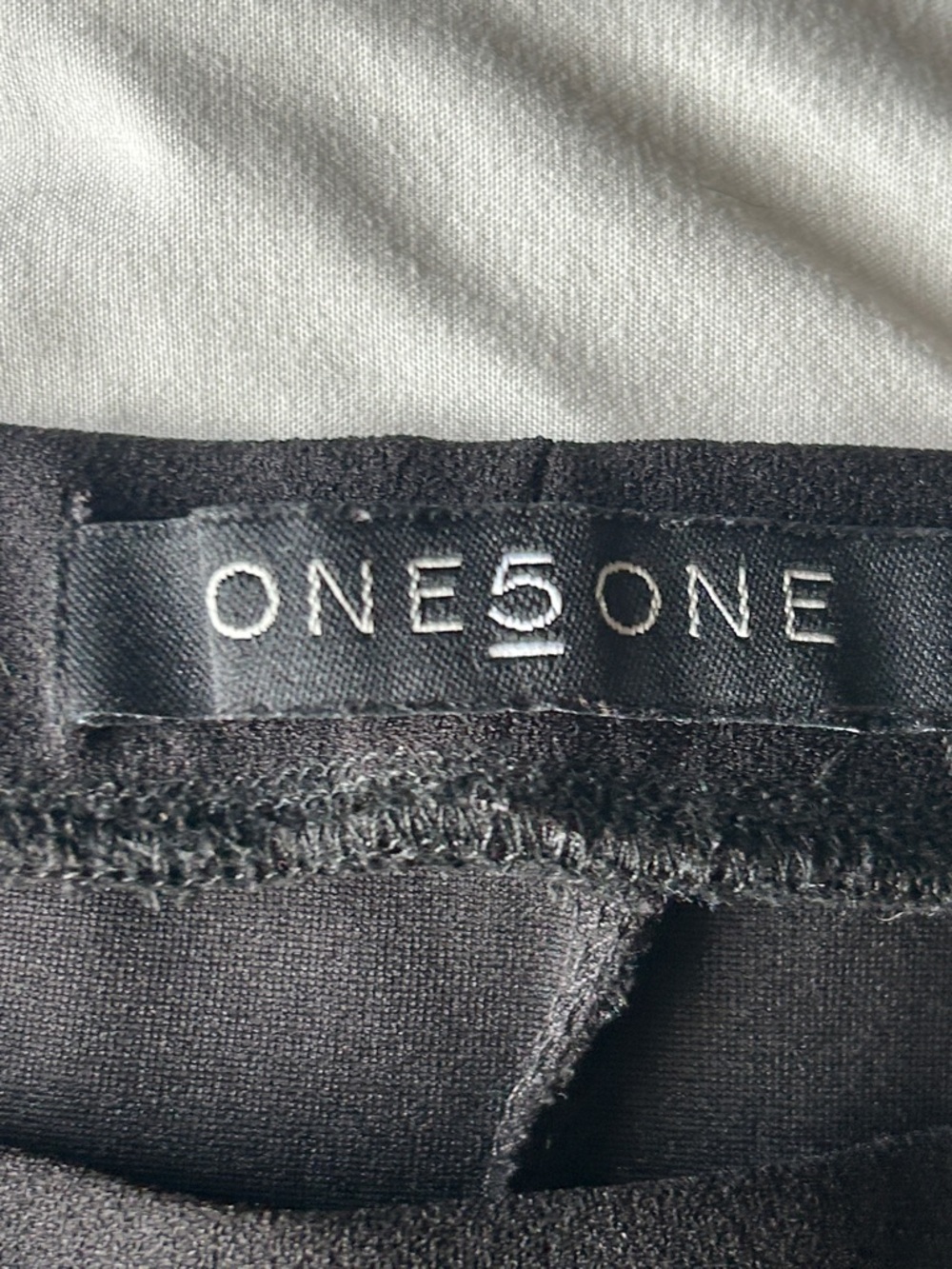 one 5 one Black Pleated Skort with Decorative Buttons - Picture 5 of 8